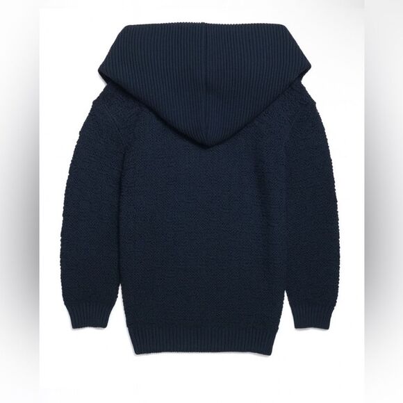 SSEINSE Men’s Hooded Knit Cardigan XL/XXL Italy Button Front Sweater Soft 0014 - Picture 3 of 9